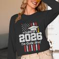 Class Of 2026 Senior Graduation American Flag Senior 2026 Unisex Long Sleeve T-Shirt