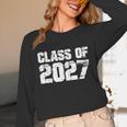 Class Of 2027 High School College Graduation Reunion T-Shirt Unisex Long Sleeve T-Shirt
