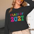 Class Of 2027 Shirt For Boys And Girls Fun 2027 Graduation Unisex Long Sleeve T-Shirt