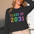 Class Of 2031 High School Graduation Date Kindergarten Shirt Unisex Long Sleeve T-Shirt