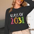 Class Of 2031 Kindergarten Graduation Back To School T-Shirt Unisex Long Sleeve T-Shirt