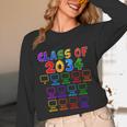 Class Of 2034 Grow With Me Graduation First Day Of School Unisex Long Sleeve T-Shirt
