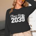 Class Of 2039 Senior 2039 Kindergarten To Graduation Unisex Long Sleeve T-Shirt