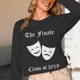 Cool Theater Graduation Tshirt Tragedy And Comedy Masks Unisex Long Sleeve T-Shirt