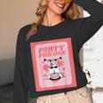 Cool Fun Cute Party Introvert Cat Character Unisex Long Sleeve T-Shirt Cool Fun Cute Party Introvert Cat Character Unisex Long Sleeve T-Shirt