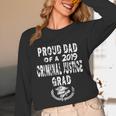 Criminal Justice Grad Proud Dad Vintage GraduationShirts Unisex Long Sleeve T-Shirt