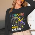 I Crushed Kindergarten Monster Truck Graduation Boys Small Unisex Long Sleeve T-Shirt