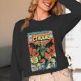 Cthulhu Lord Of Madness Vintage Comic Book Cover Unisex Long Sleeve T-Shirt Cthulhu Lord Of Madness Vintage Comic Book Cover Unisex Long Sleeve T-Shirt