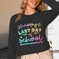 Custodian Life Graduation Day Last Day Of School Tie Dye Unisex Long Sleeve T-Shirt