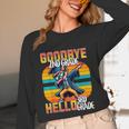 Dabbing Boy Goodbye 2nd Grade Hello 3rd Grade Graduation Unisex Long Sleeve T-Shirt