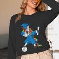 Dabbing Graduation Class 2023 Unicorn Volleyball Unisex Long Sleeve T-Shirt
