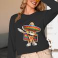Dabbing Mexican Pizza Dance Food Lover Graduation Unisex Long Sleeve T-Shirt