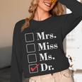 Doctor Graduation Honorific Titles List Unisex Long Sleeve T-Shirt