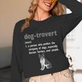 Dog-Trovert Boston Terrier Humor Definition Introvert Unisex Long Sleeve T-Shirt Dog-Trovert Boston Terrier Humor Definition Introvert Unisex Long Sleeve T-Shirt