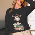 Donkey Reading Book Read Books Be Kind Stay Weird Librarian Unisex Long Sleeve T-Shirt Donkey Reading Book Read Books Be Kind Stay Weird Librarian Unisex Long Sleeve T-Shirt