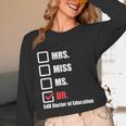 EdD Doctor Of Education Dr Doctorate Graduation Unisex Long Sleeve T-Shirt
