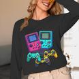 Eighties Console Controller Gaming Player Gadget Nostalgia Unisex Long Sleeve T-Shirt