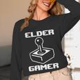Elder Gamer Retro Video Game Nostalgia Old Gamer Unisex Long Sleeve T-Shirt Elder Gamer Retro Video Game Nostalgia Old Gamer Unisex Long Sleeve T-Shirt