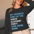 Elephant Party For Introvert Going Unisex Long Sleeve T-Shirt