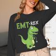 EMT Rex Paramedic Graduation Firefighter Unisex Long Sleeve T-Shirt