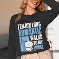 I Enjoy Long Romantic Walks To My Fridge Introvert Unisex Long Sleeve T-Shirt
