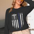 Family Nurse Practitioner Flag FNP Nursing Graduation Unisex Long Sleeve T-Shirt