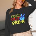First Day Of School Shirt Peace Out Pre-K Graduation Kids So Unisex Long Sleeve T-Shirt