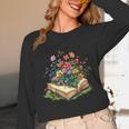 Floral Book Bloom Wildflowers Literature Nature Fantasy Unisex Long Sleeve T-Shirt Floral Book Bloom Wildflowers Literature Nature Fantasy Unisex Long Sleeve T-Shirt