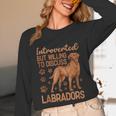 Fox Red Labrador Retriever Introvert Foxred Lab Unisex Long Sleeve T-Shirt