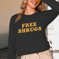 Free Shrugs Don't Care Introvert Unisex Long Sleeve T-Shirt Free Shrugs Don't Care Introvert Unisex Long Sleeve T-Shirt