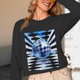 Frutiger Aero Aesthetic Tech Checkered Room Orb Sky Unisex Long Sleeve T-Shirt Frutiger Aero Aesthetic Tech Checkered Room Orb Sky Unisex Long Sleeve T-Shirt
