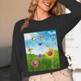 Frutiger Aero Aesthetic Tech Scenery Fishes Sunflower Unisex Long Sleeve T-Shirt Frutiger Aero Aesthetic Tech Scenery Fishes Sunflower Unisex Long Sleeve T-Shirt