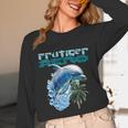Frutiger Aero Splashy Dolphin Y2k Aesthetic Graphic Unisex Long Sleeve T-Shirt Frutiger Aero Splashy Dolphin Y2k Aesthetic Graphic Unisex Long Sleeve T-Shirt