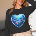 Frutiger Aero Y2K Heart Unisex Long Sleeve T-Shirt