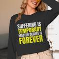FUnny MBA Student Mastered It Masters Degree Graduation Unisex Long Sleeve T-Shirt