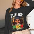 Future HBCU Grad Afro Girl College Graduation Kids Unisex Long Sleeve T-Shirt