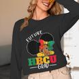 Future HBCU Grad History Girl Graduation HBCU Kids Unisex Long Sleeve T-Shirt