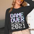 Game Over Class Of 2021 Video Games Graduation Gamer Unisex Long Sleeve T-Shirt