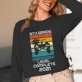 Gamer Graduation 2021 Retro 9th Grade Level Complete Unisex Long Sleeve T-Shirt