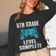 Gamer Graduation 5th Grade Level Complete Video Games Boys Unisex Long Sleeve T-Shirt