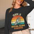 Gen X Slide Strong Generation X Gen Xer Nostalgia Unisex Long Sleeve T-Shirt