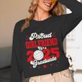 Girlfriend Of a 2025 Graduate Prom Graduation 25 VolleyBall Unisex Long Sleeve T-Shirt