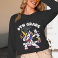Girls Dabbing Unicorn 6th Sixth Grade Nailed It Graduation Unisex Long Sleeve T-Shirt