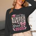 Girls Little Miss Kindergarten Grad 2025 Coquette Graduation Unisex Long Sleeve T-Shirt