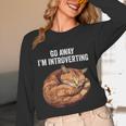 Go Away I'm Introverting Cat Introvert Men Women Girls Kids Unisex Long Sleeve T-Shirt Go Away I'm Introverting Cat Introvert Men Women Girls Kids Unisex Long Sleeve T-Shirt