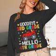 Goodbye 3rd Grade Hello 4th Grade Graduation 2024 Unisex Long Sleeve T-Shirt