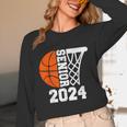 Graduate Senior Class Of 2024 Basketball Player Graduation Unisex Long Sleeve T-Shirt