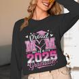 Graduation 2025 Proud Mom Of 2025 Graduate Floral Women Unisex Long Sleeve T-Shirt