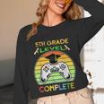 Graduation 5th Grade Level Complete Gamer Class 2021 Gaming Unisex Long Sleeve T-Shirt