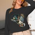 Graduation Mallard Duck Hunter Hunting Season Grad Hunting Unisex Long Sleeve T-Shirt